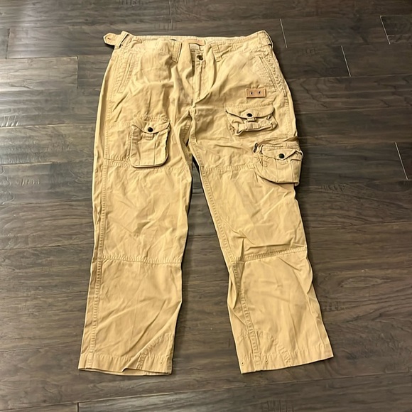 Polo Ralph Lauren Combat Cargo Pants vintage Mens Size 38x30